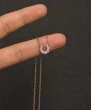 Filigrane Sparkling Hufeisenkette