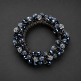 Chrystal Pearls mehrfarbig Haar-& Armband