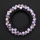 Chrystal Pearls mehrfarbig Haar-& Armband