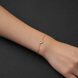 Filigranes Hufeisen Armband mit Glitzer